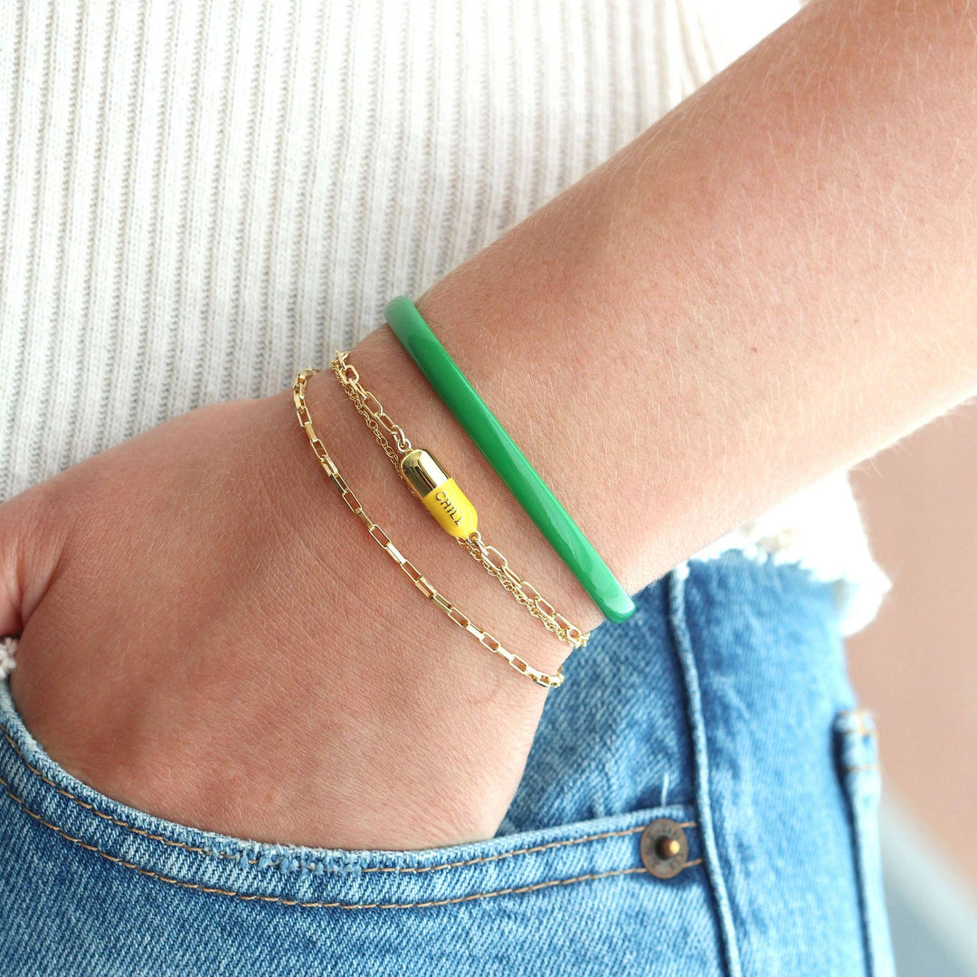 Chill Pill Charm Bracelet