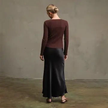 Slim Fit Knit Button Top