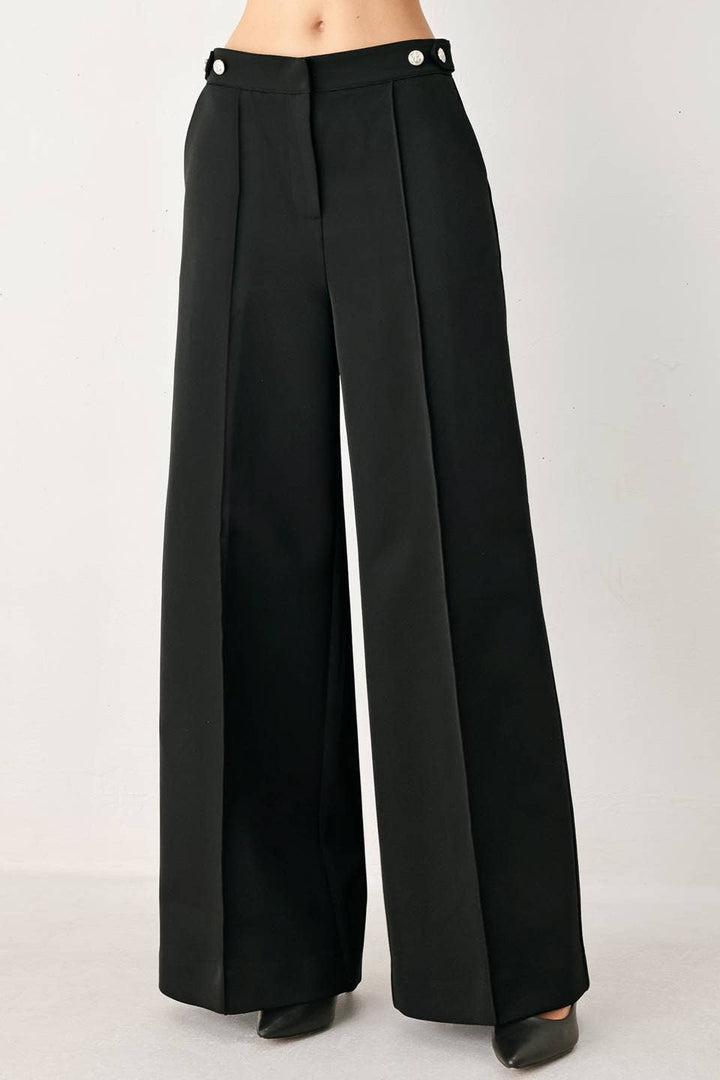 Wide Leg Woven Pants