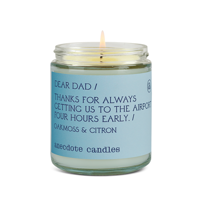 Dear Dad (Oakmoss & Citron) Glass Jar Candle