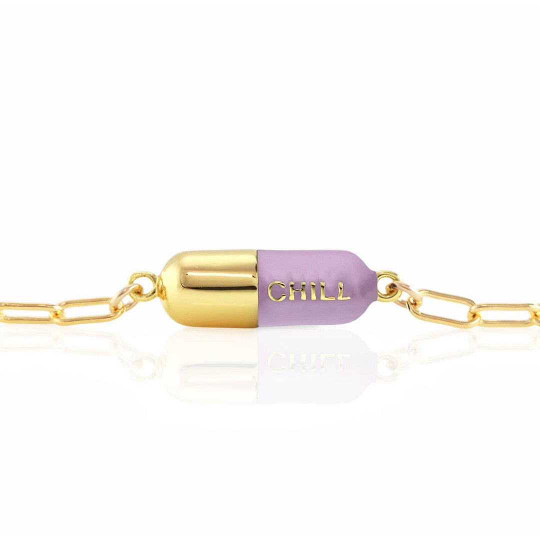 Chill Pill Charm Bracelet