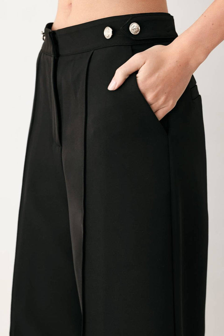 Wide Leg Woven Pants