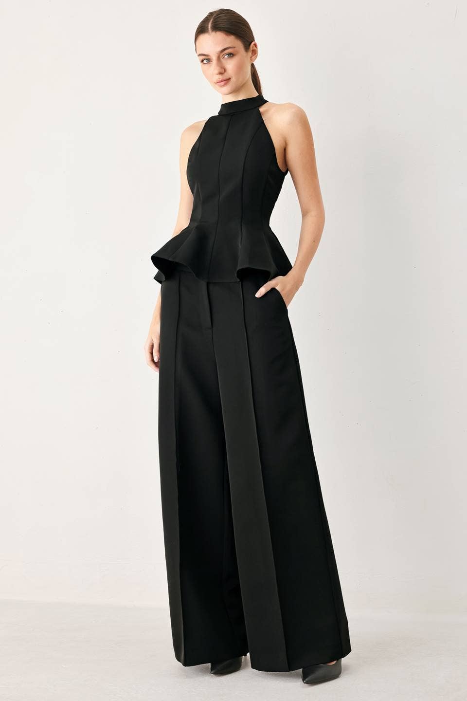 Wide Leg Woven Pants