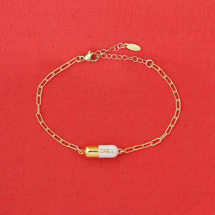 Chill Pill Charm Bracelet