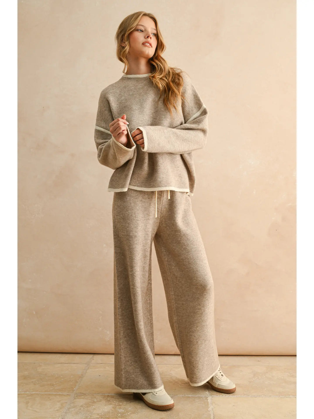 High Neck Sweater Top