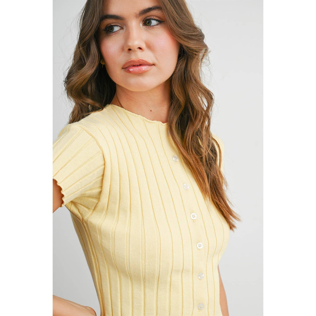 Ribbed Light Weight Cardigan