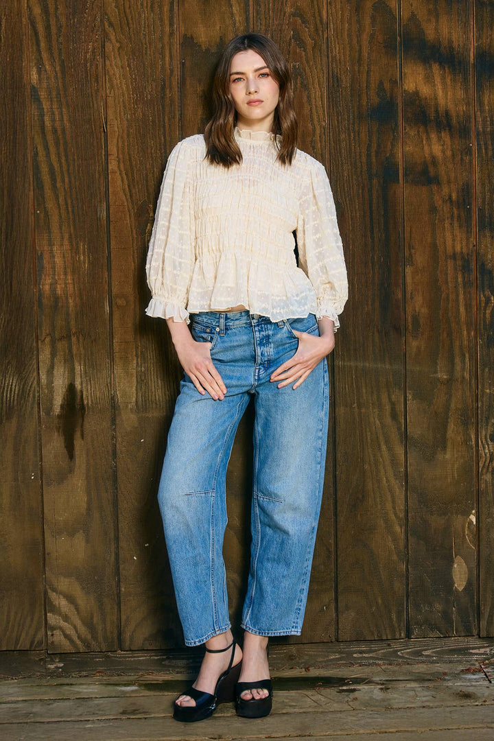 Romantic Smocking Blouse