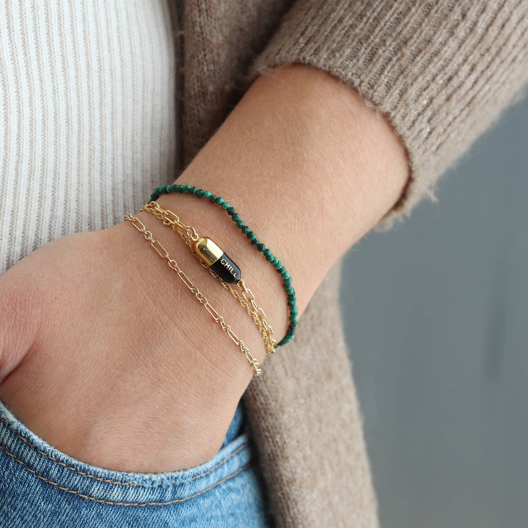 Chill Pill Charm Bracelet