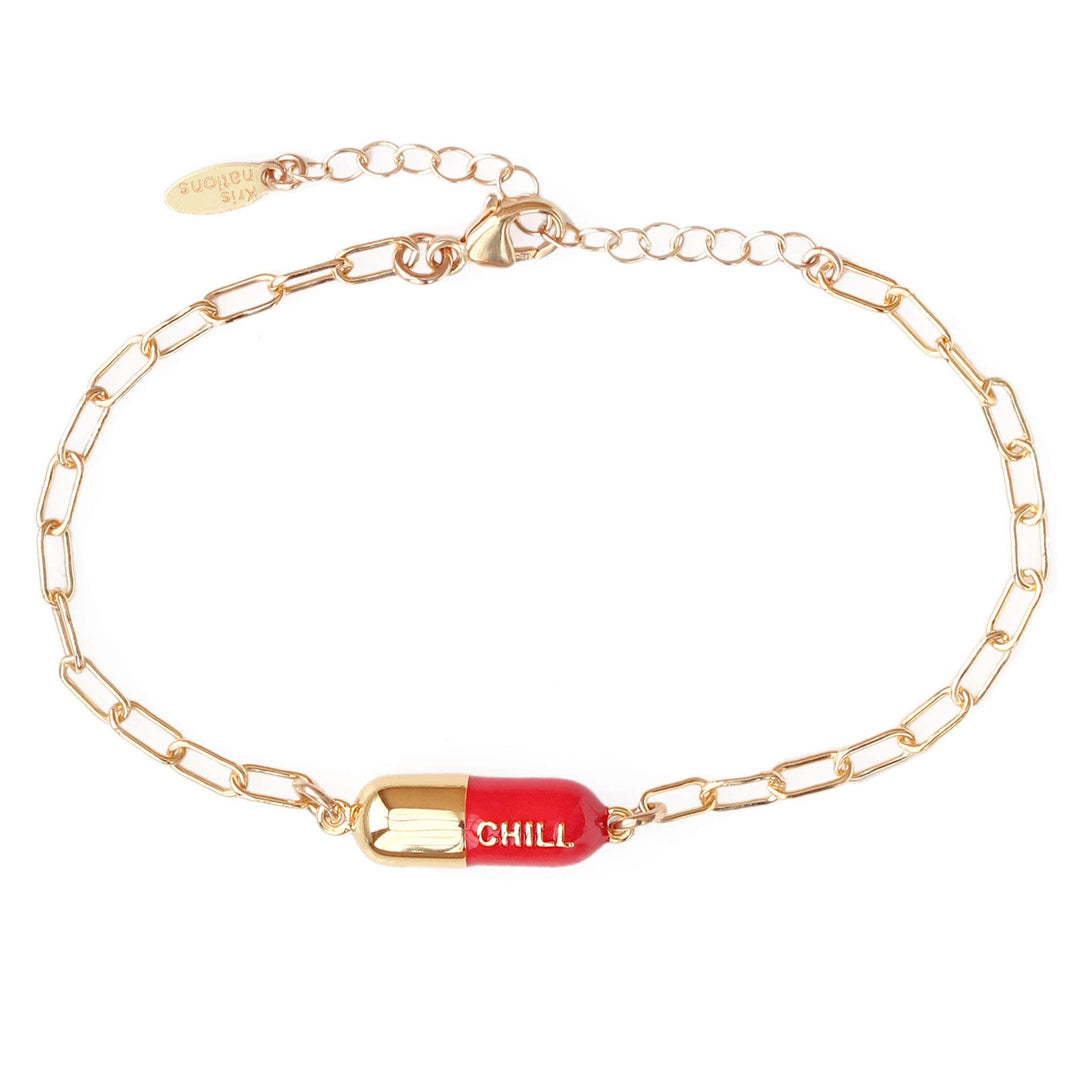 Chill Pill Charm Bracelet