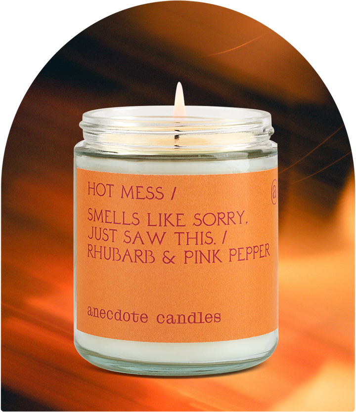 Hot Mess (Rhubarb & Pink Pepper)  Candle