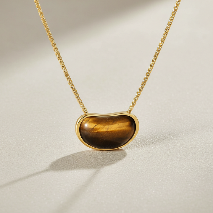 Angie Tiger Eye Pendant Necklace