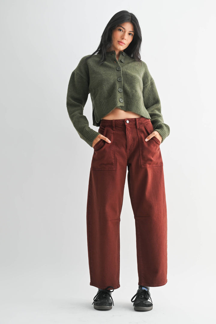 Cinnamon- Utility Seamed Barrel