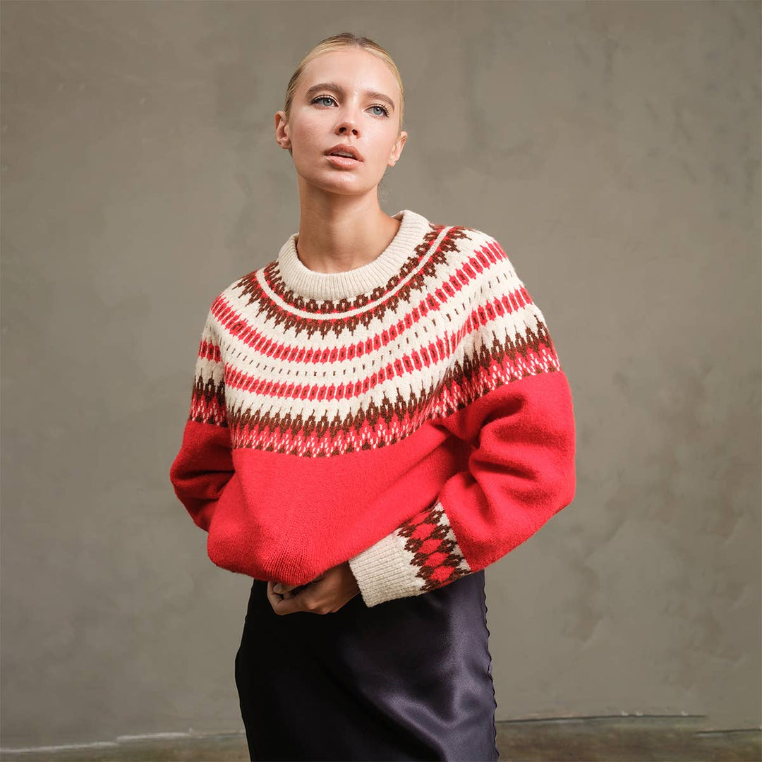 Fair Isle Cozy Sweater