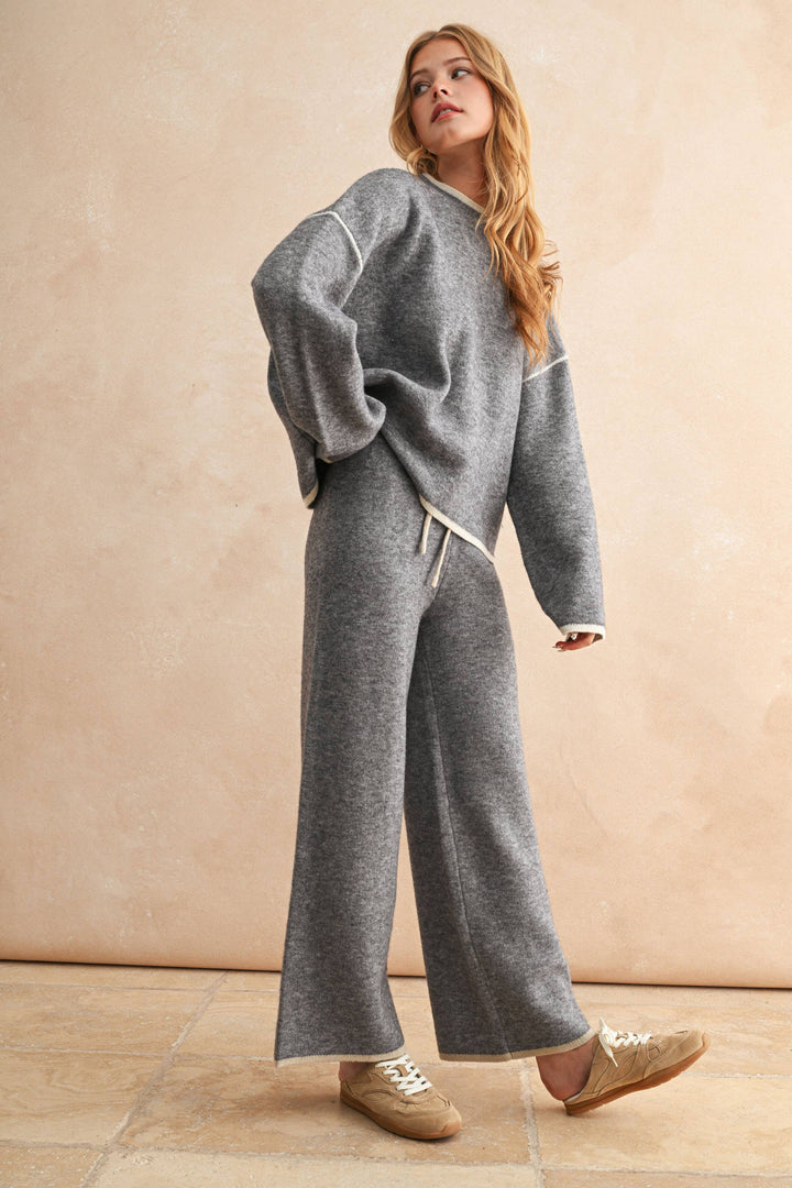 High Neck Sweater Top