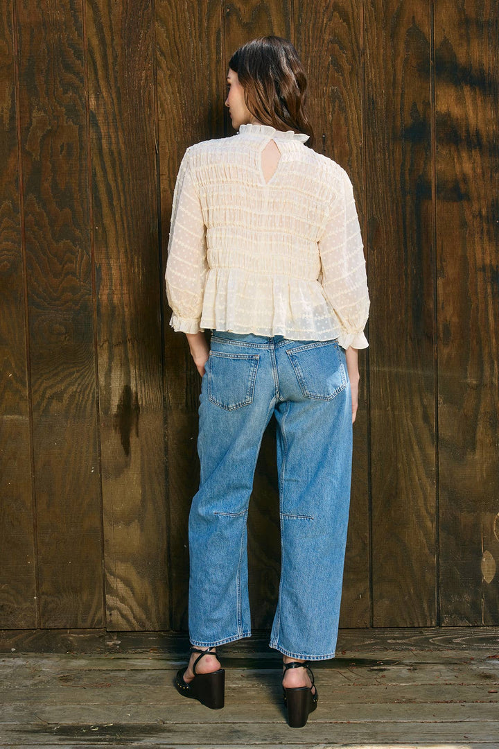 Romantic Smocking Blouse