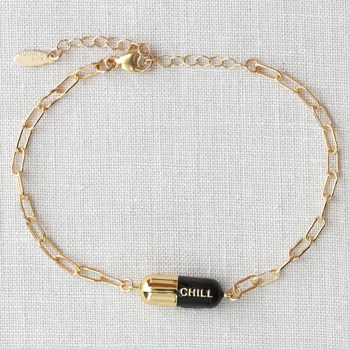 Chill Pill Charm Bracelet