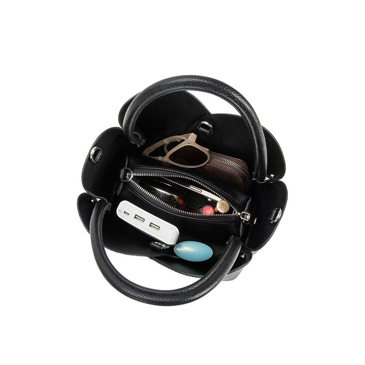 Tulip Vegan Leather Top Handle