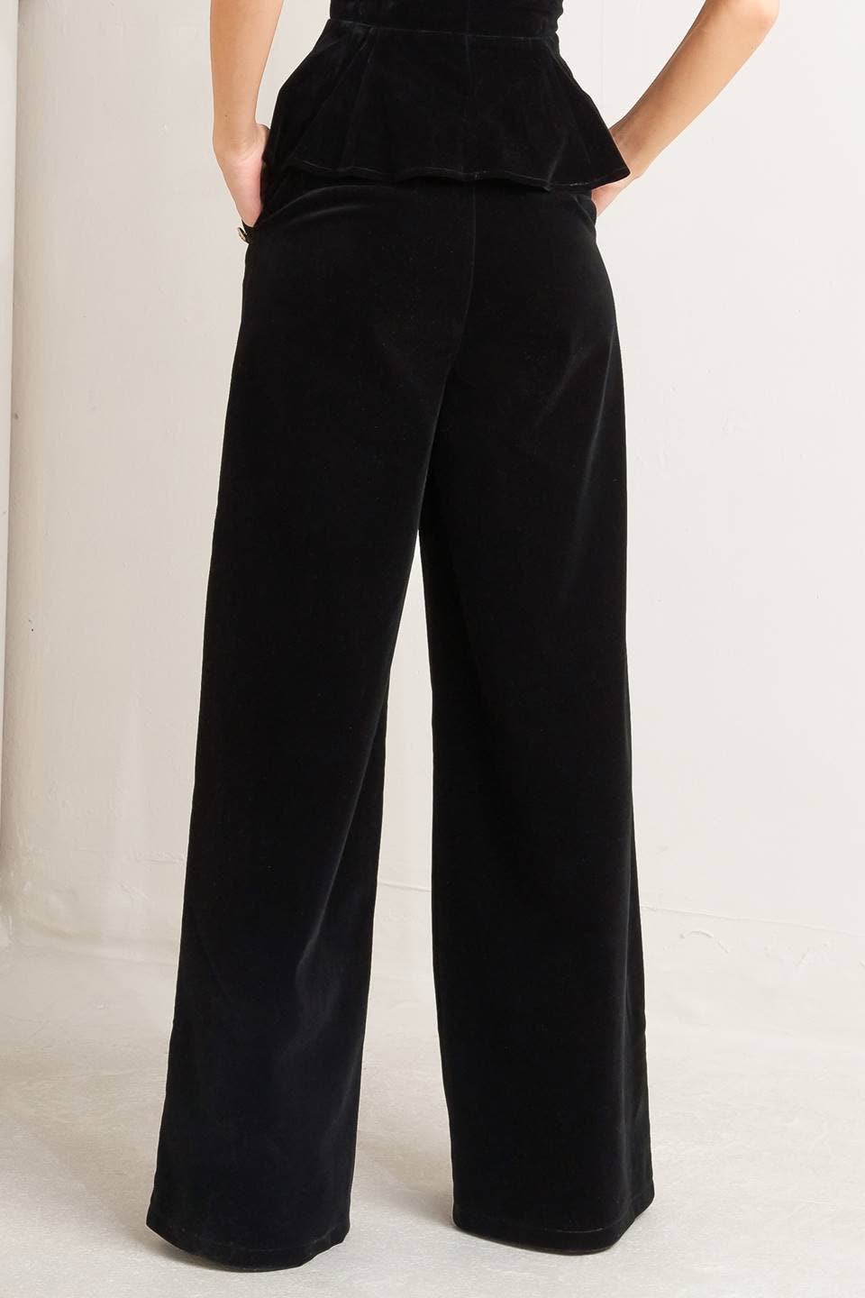 Bonded Velvet Pant