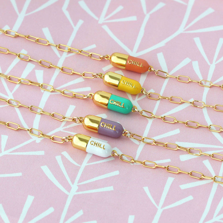 Chill Pill Charm Bracelet