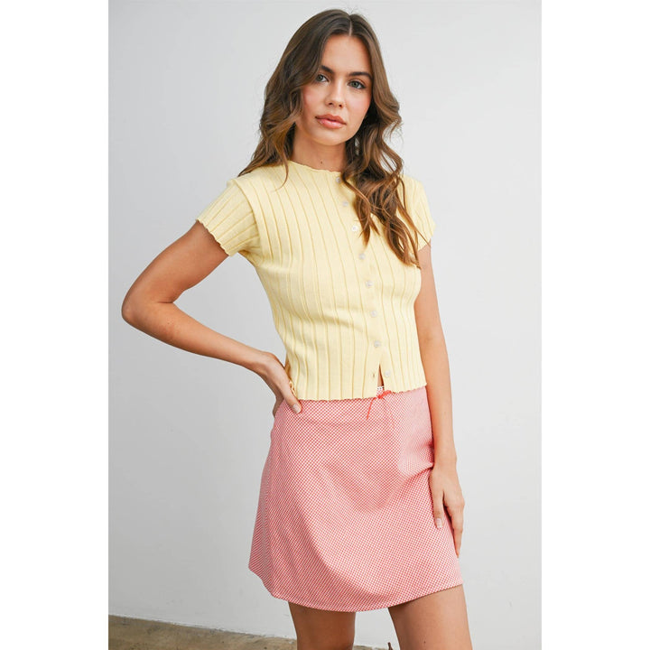 Ribbed Light Weight Cardigan