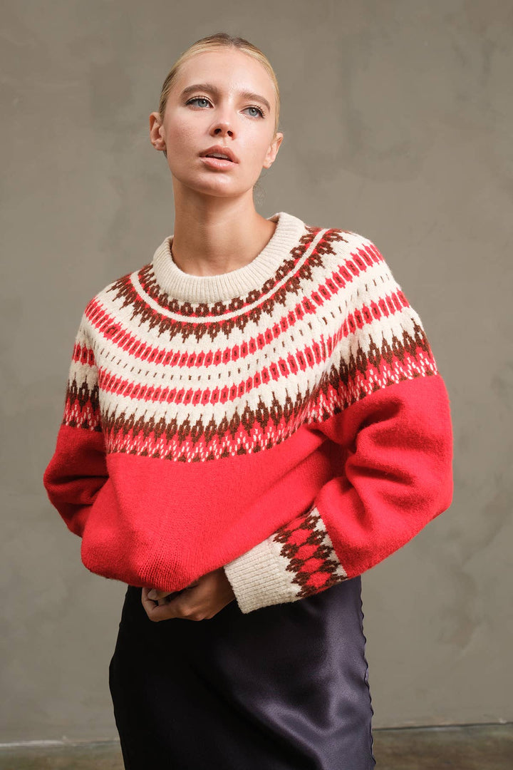 Fair Isle Cozy Sweater