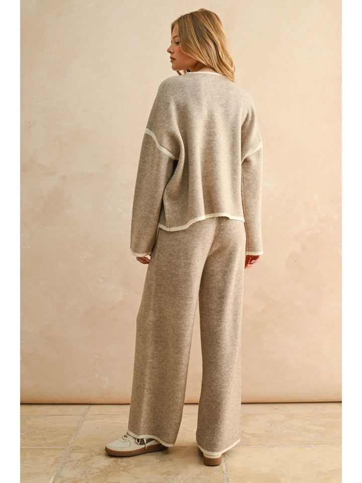 High Neck Sweater Top