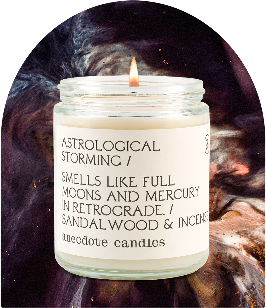 Astrological Storming (Sandalwood & Incense) Candle