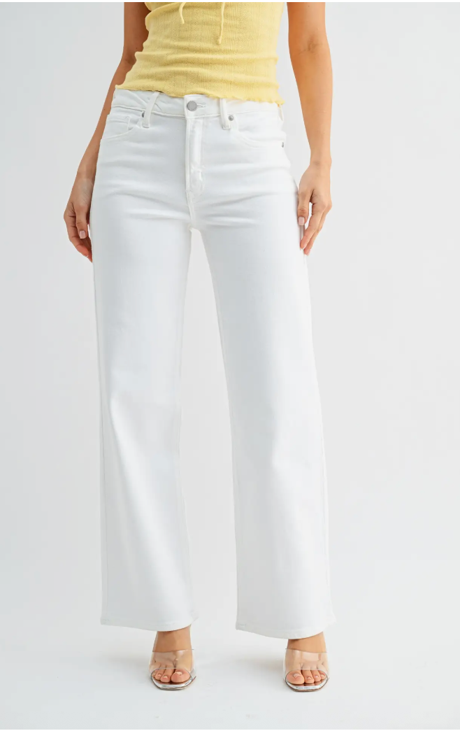 High Rise Straight Leg Jean