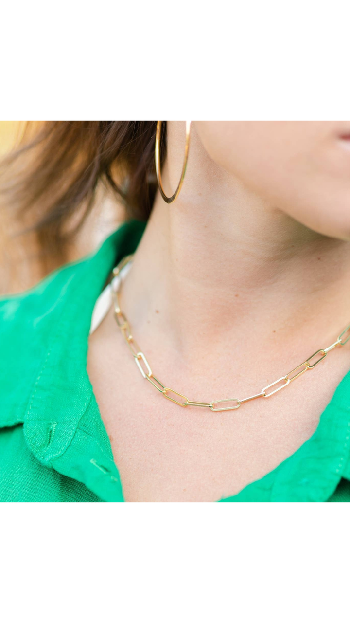 Large Link Chain Necklace