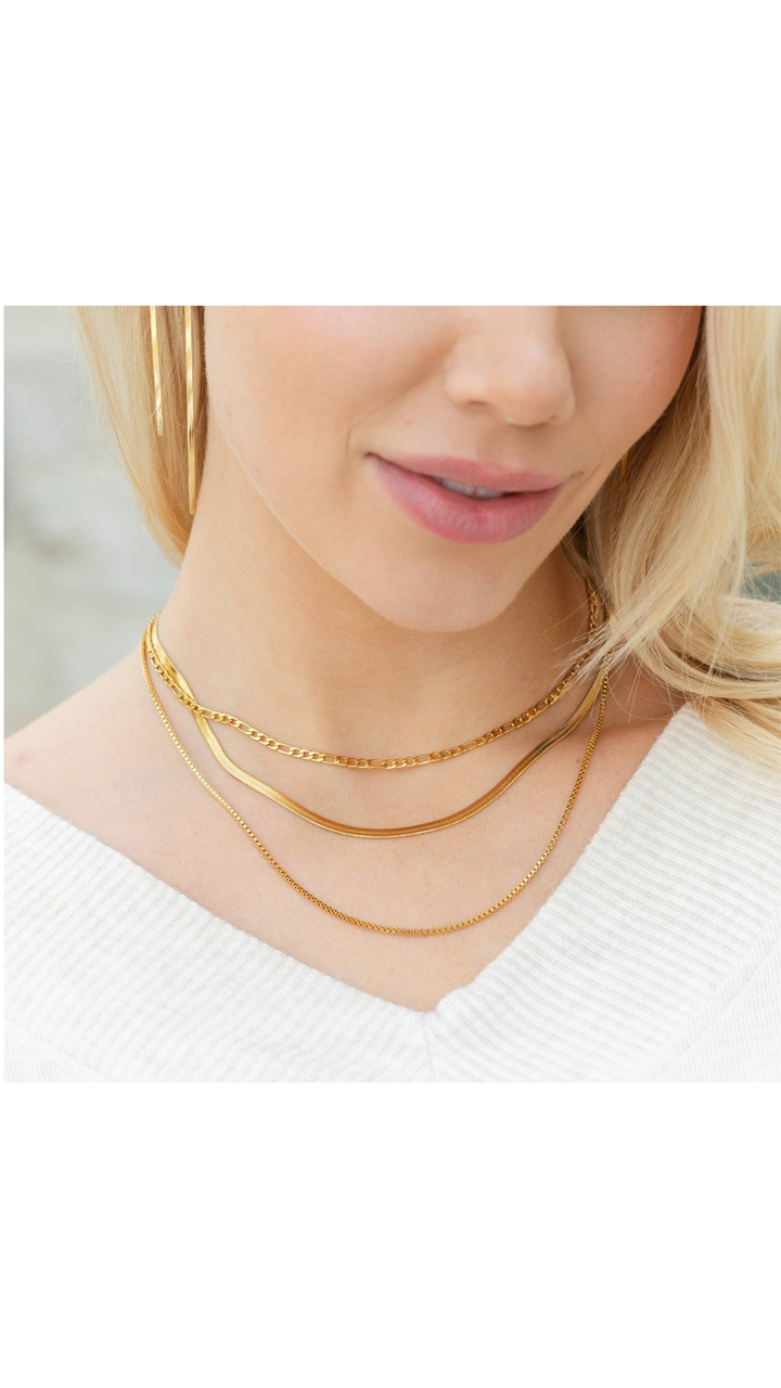 Triple Layer Statement Necklace