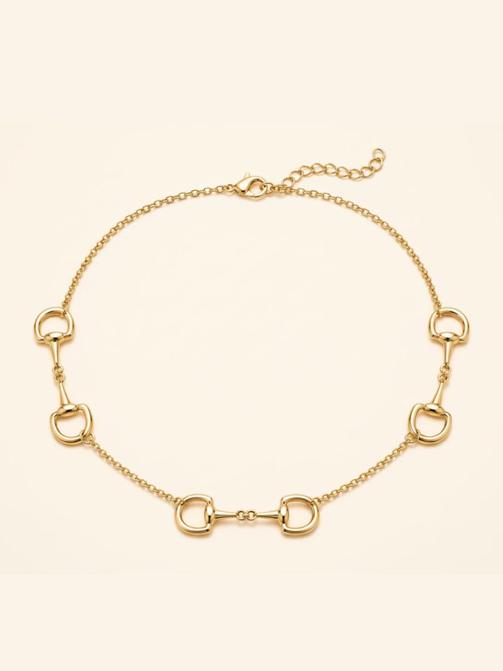 Polo Link Horse Bit Necklace