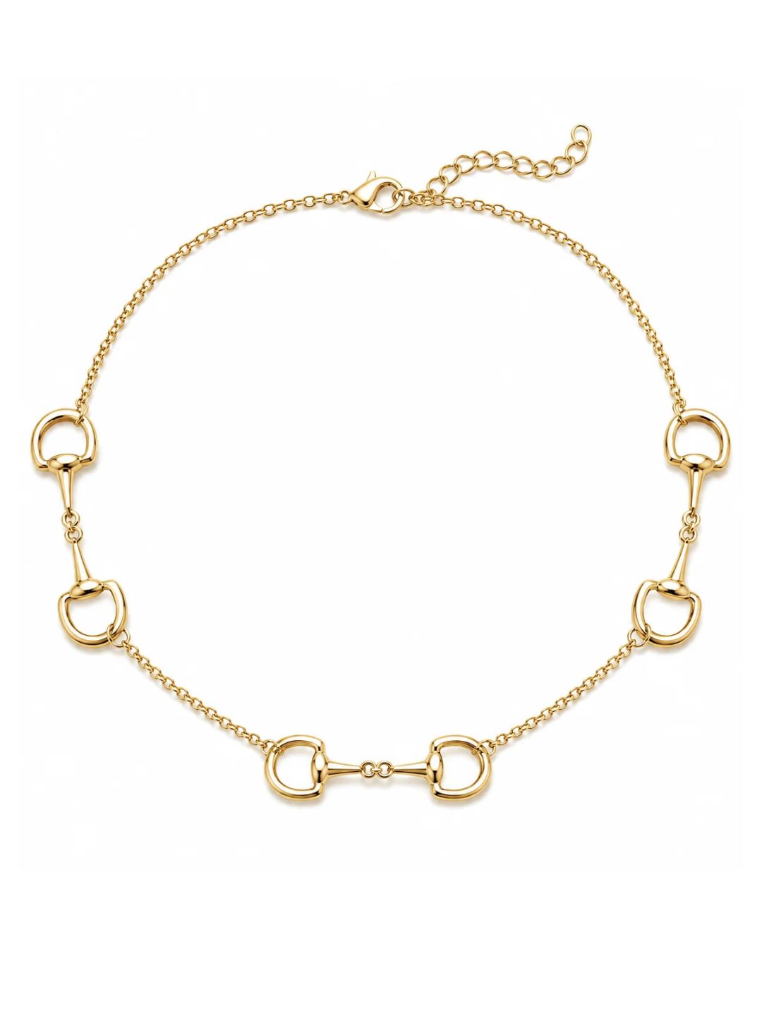 Polo Link Horse Bit Necklace
