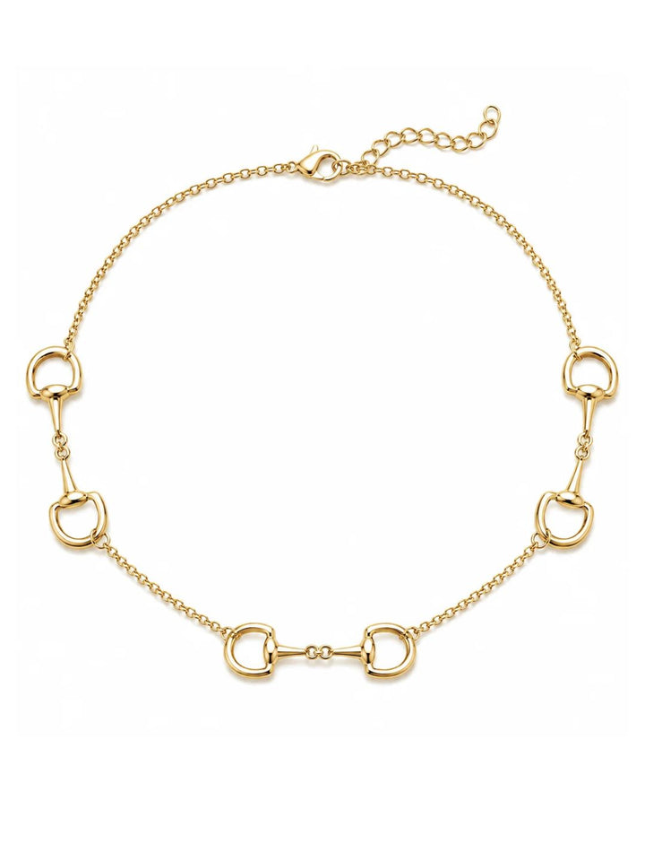 Polo Link Horse Bit Necklace