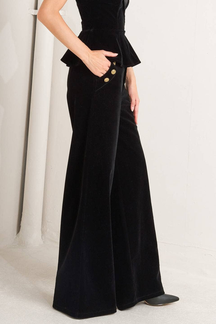Bonded Velvet Pant