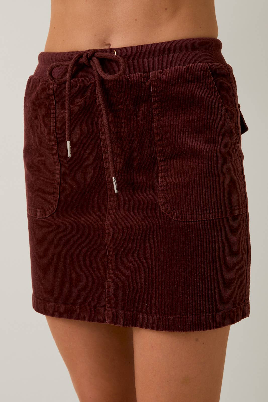 Corduroy Mini Skirt