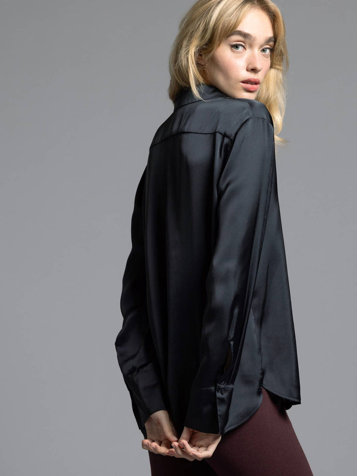 Brienne Satin Blouse