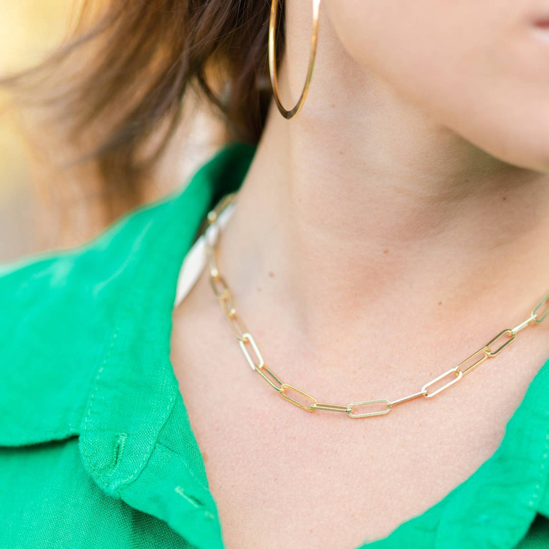 Large Link Chain Necklace