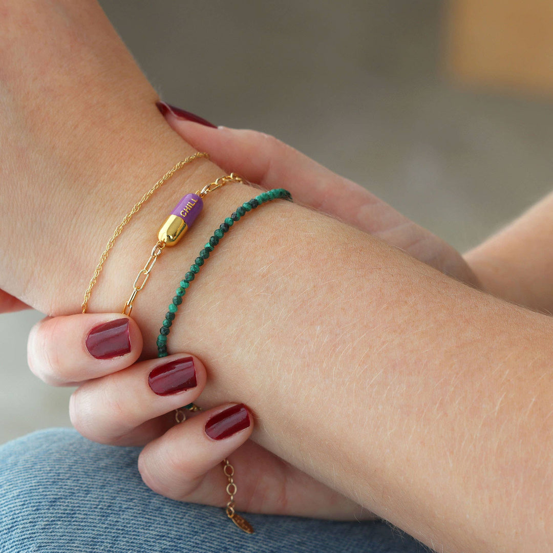 Chill Pill Charm Bracelet