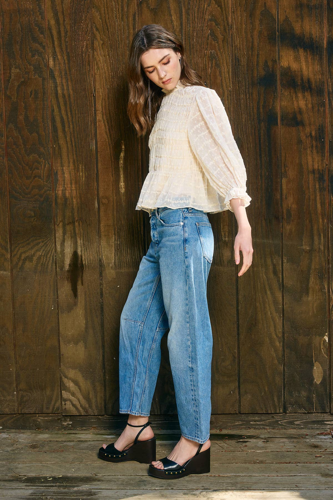 Romantic Smocking Blouse