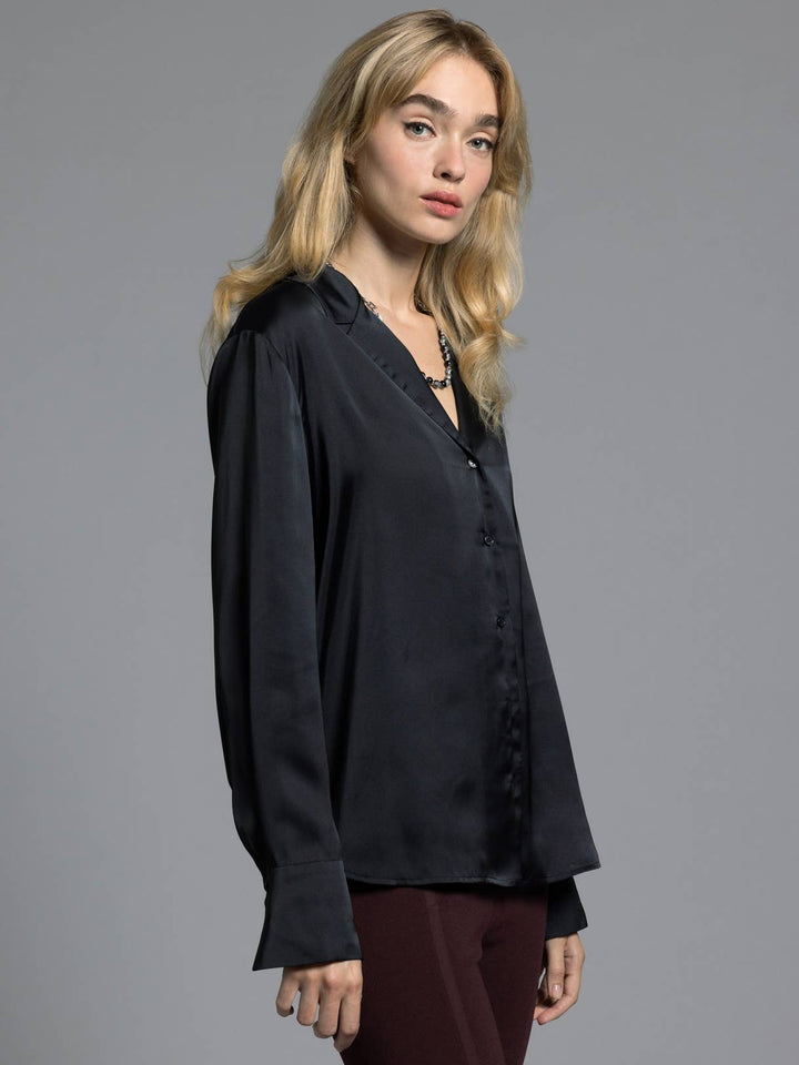 Brienne Satin Blouse