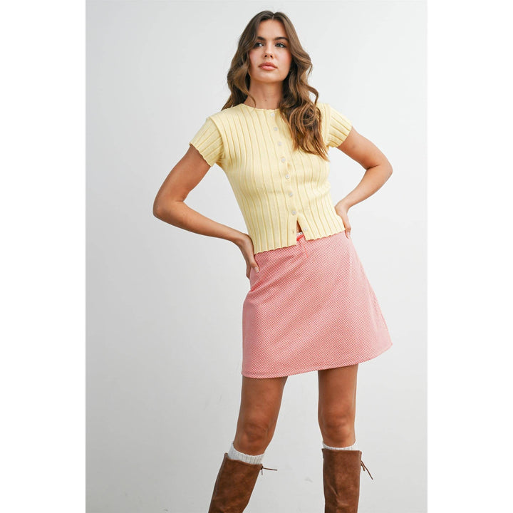 Ribbed Light Weight Cardigan