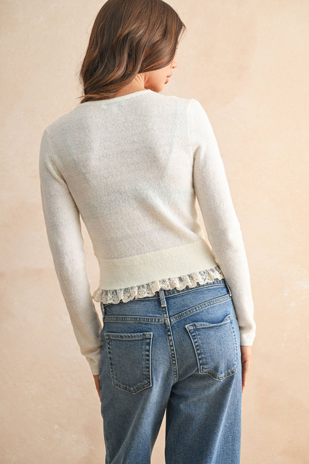 Lace Detail Cardigan