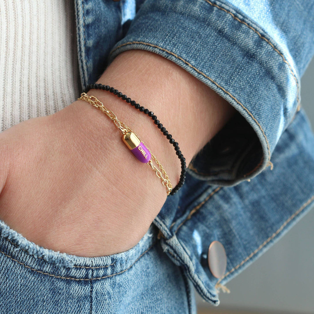 Chill Pill Charm Bracelet