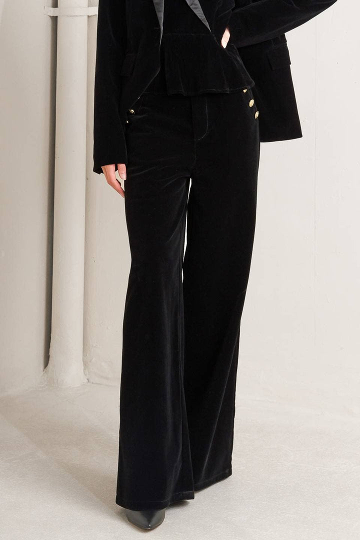 Bonded Velvet Pant